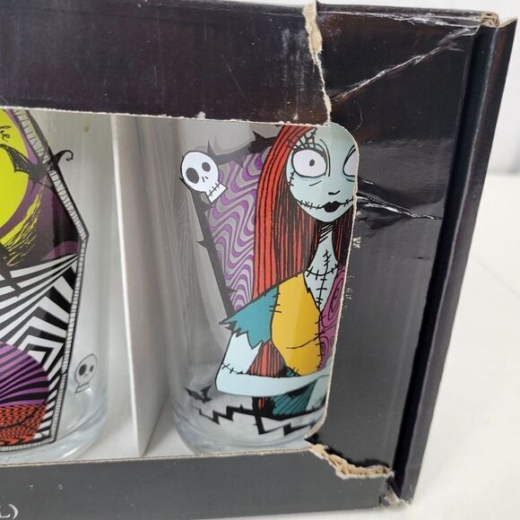 Disney Tim‎ Burton's The Nightmare Before Christmas Glassware Set - Picture 9 of 9